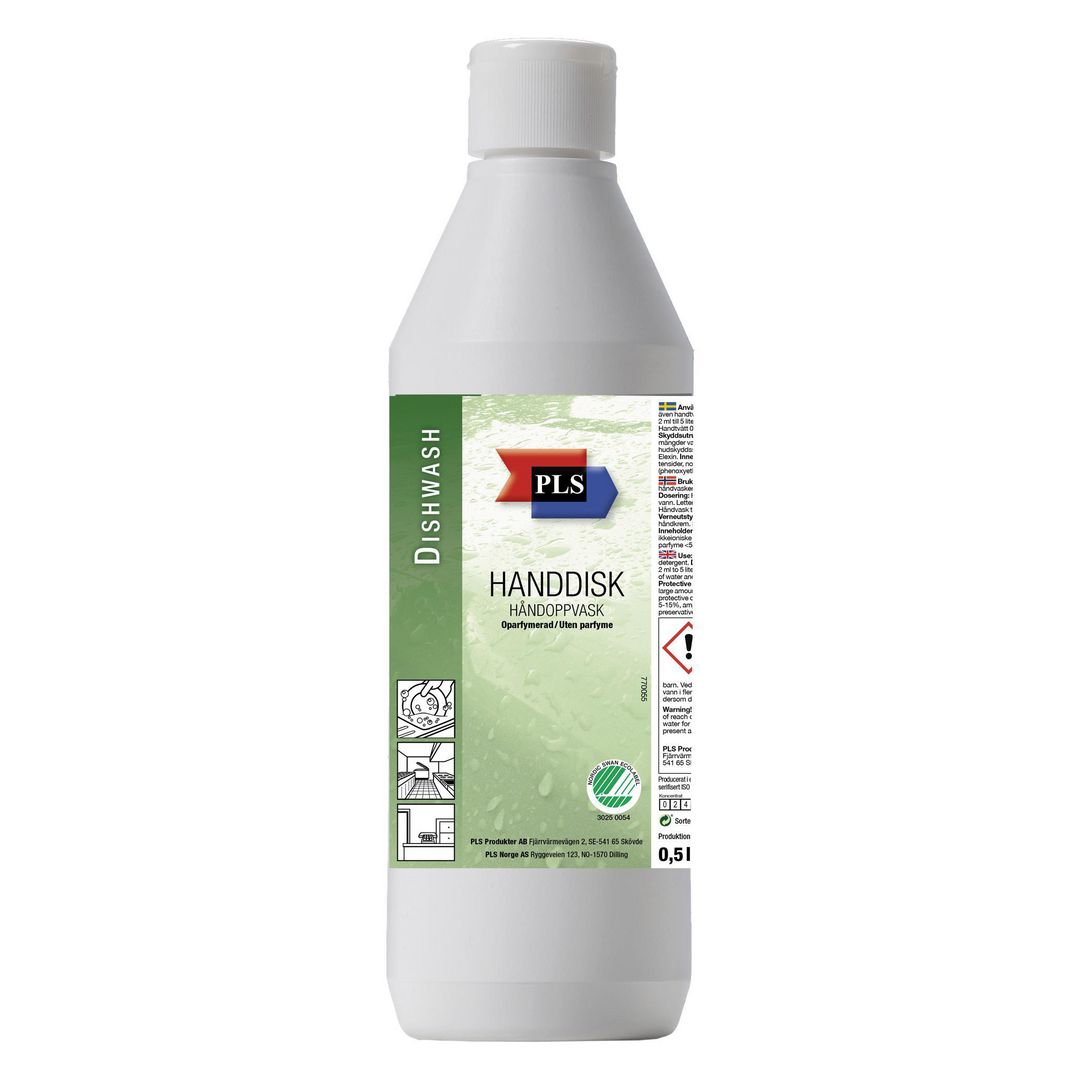 Handdisk PLS oparfymerat 500ml