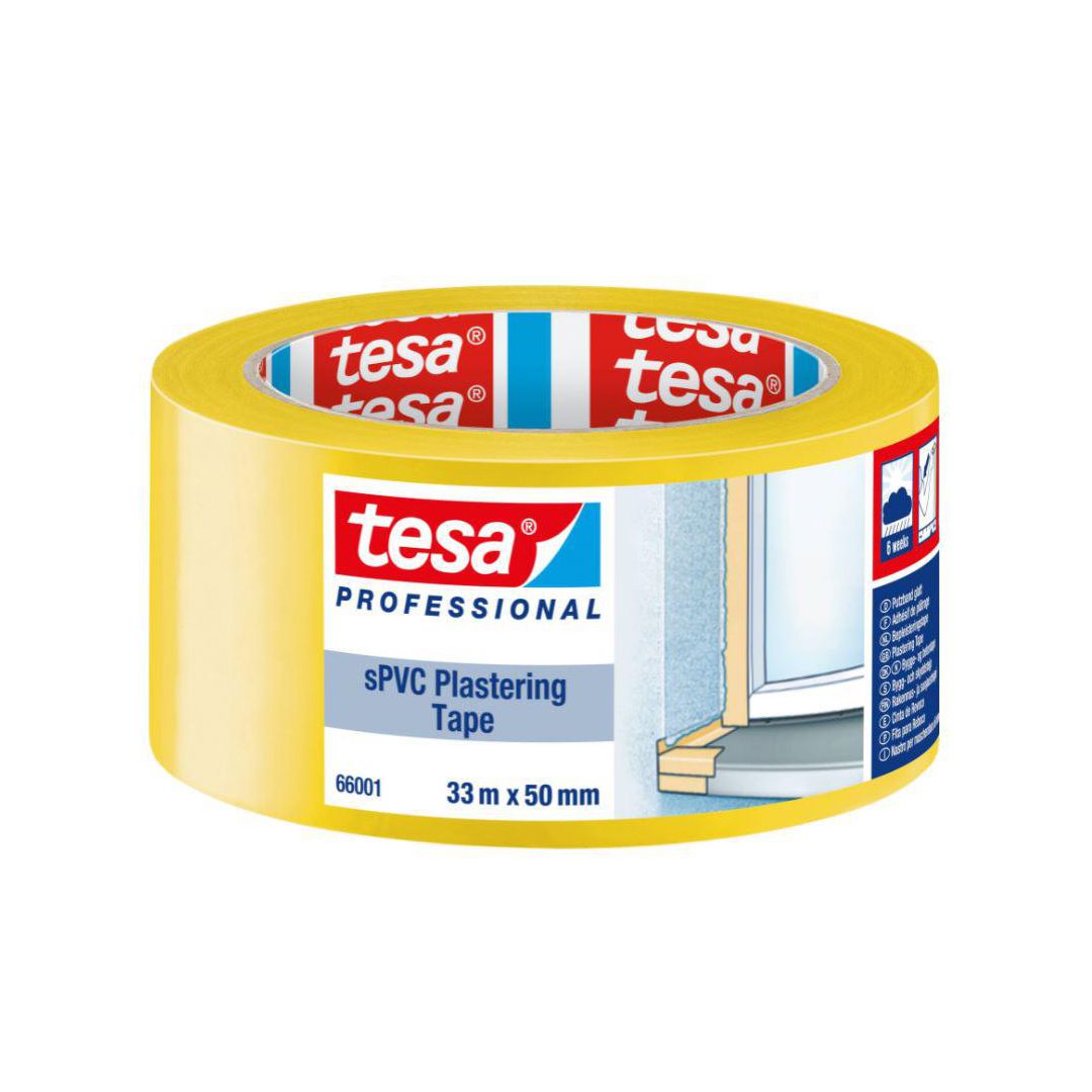 Byggtejp TESA 66001 sPVC 50mmx33m
