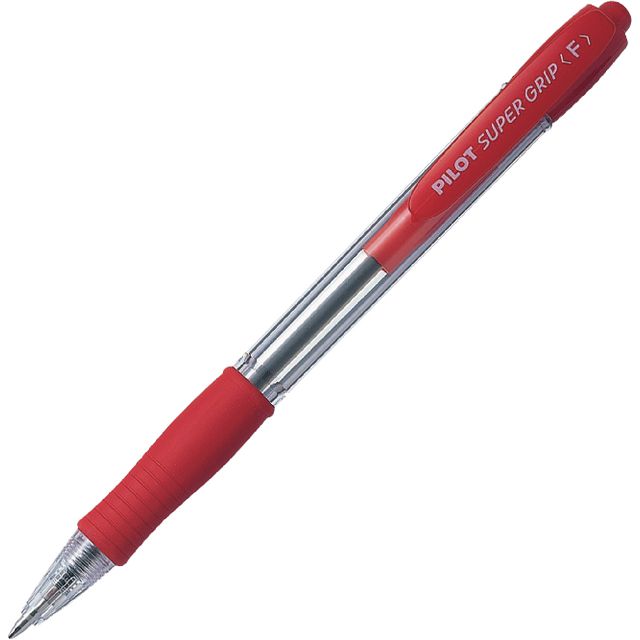 Kulpenna Pilot Super Grip fine 0,7 röd (12 pack)