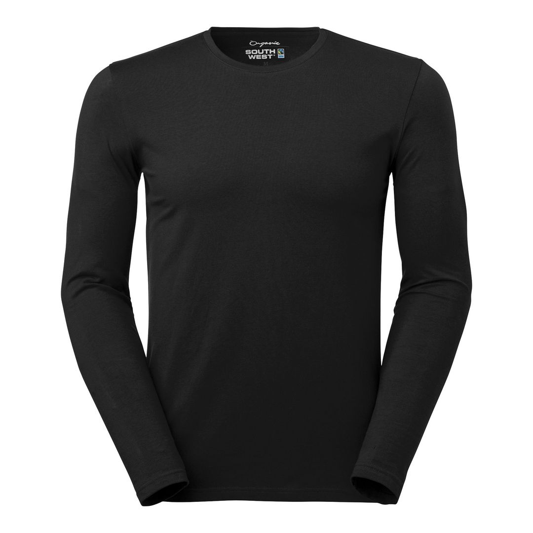 127 Leo T-shirt l.ärm svart S