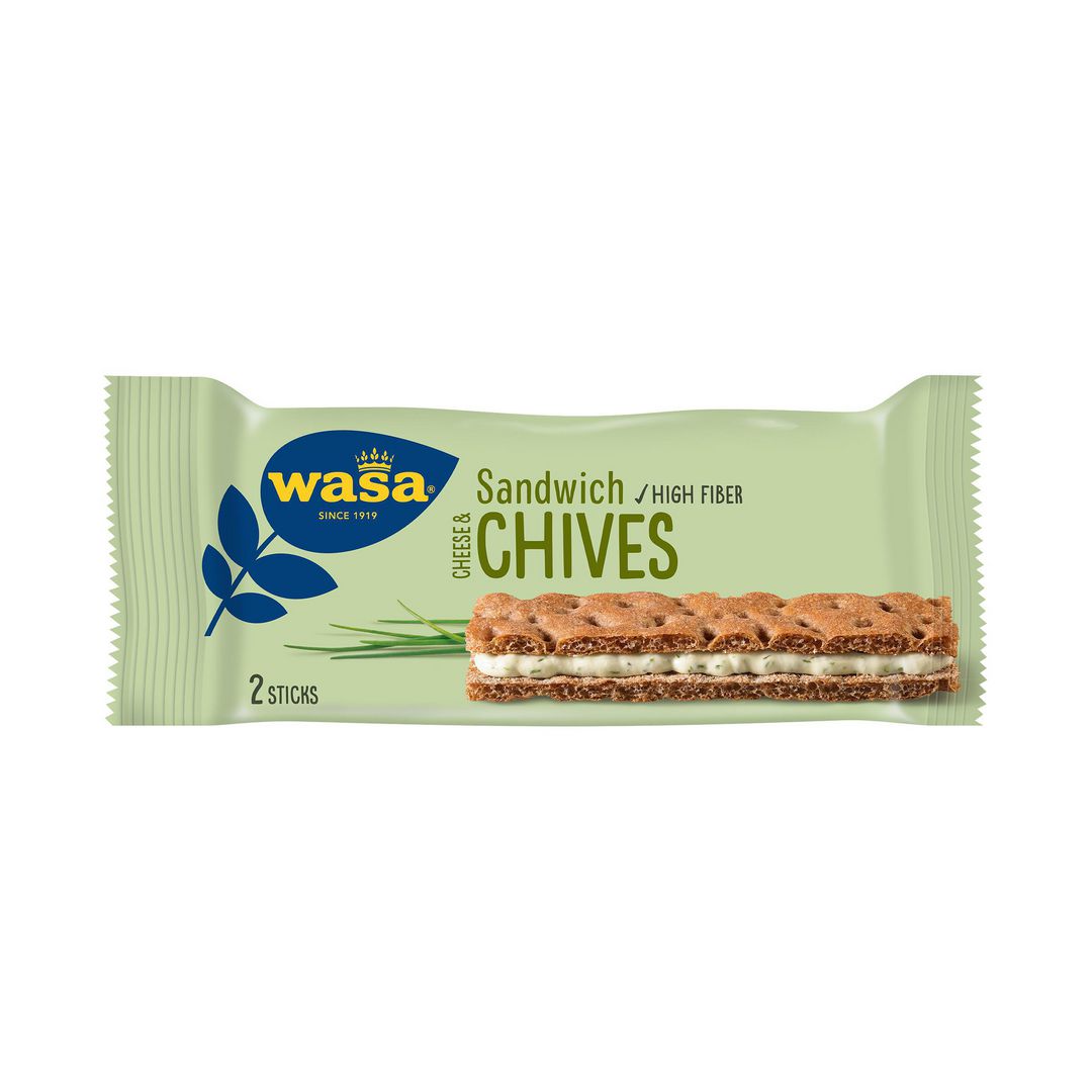 Knäckebröd WASA Ost och gräslök 37g (24 pack)