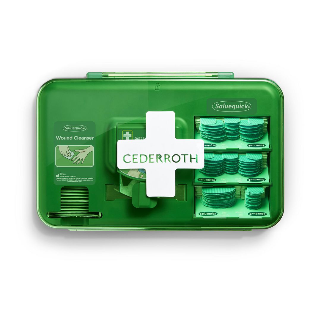 Sårvårdsautomat CEDERROTH Wound Care blå