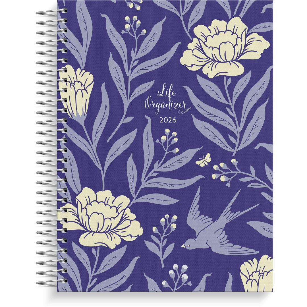 Life Organizer 2026 blå