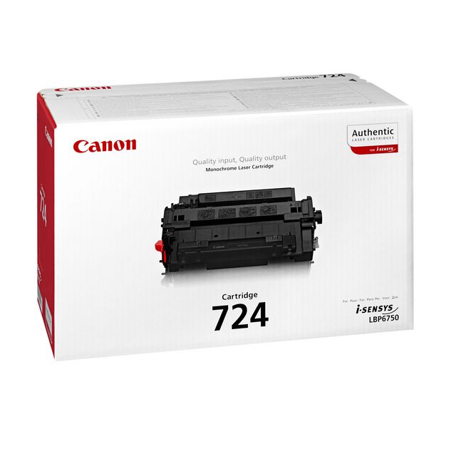 Toner CANON 3481B002 CRG724 6K svart