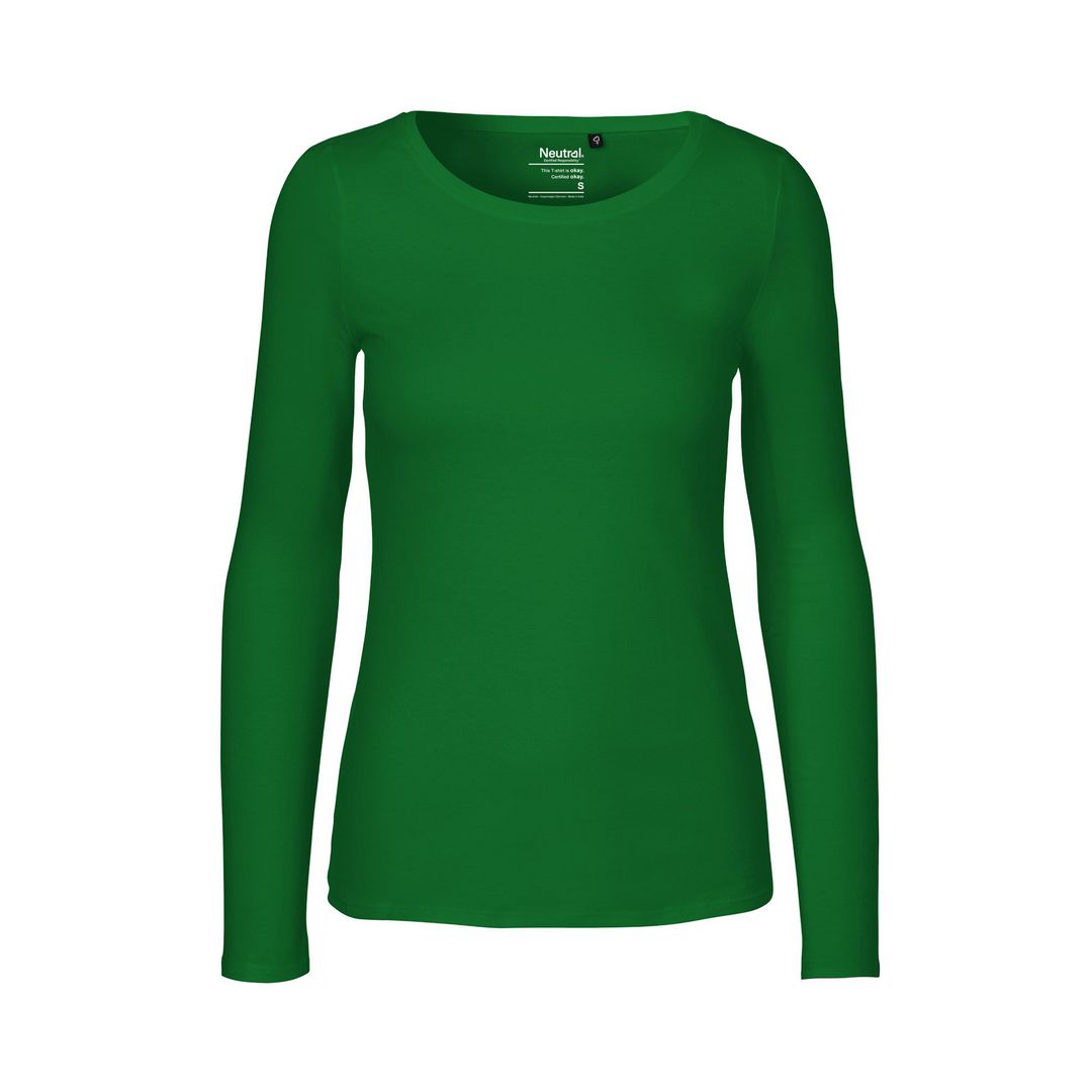 T-shirt LÄ O81050 GOTS dam grön XS