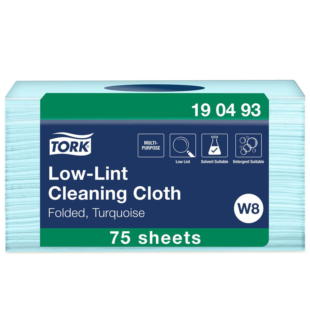 Rengöringsduk TORK Precis.W8 blå 75/fp
