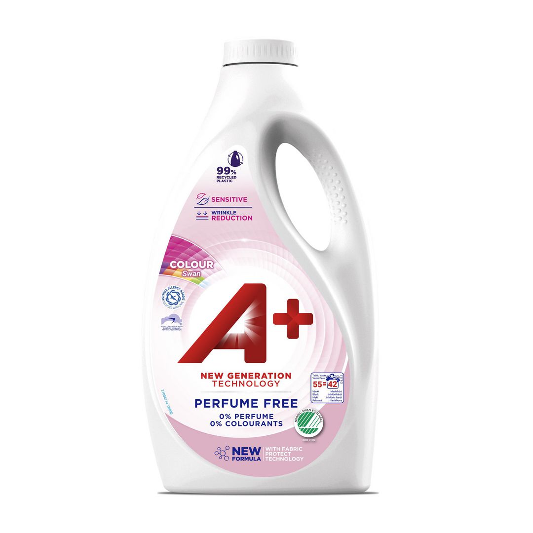 Tvättmedel A+ Sensitive Color 2,2L