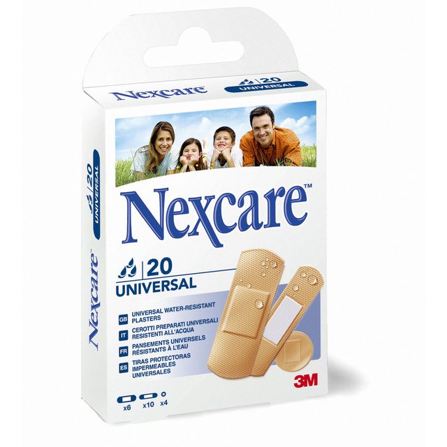 Plåster NEXCARE Universal 3 strl 20/fp