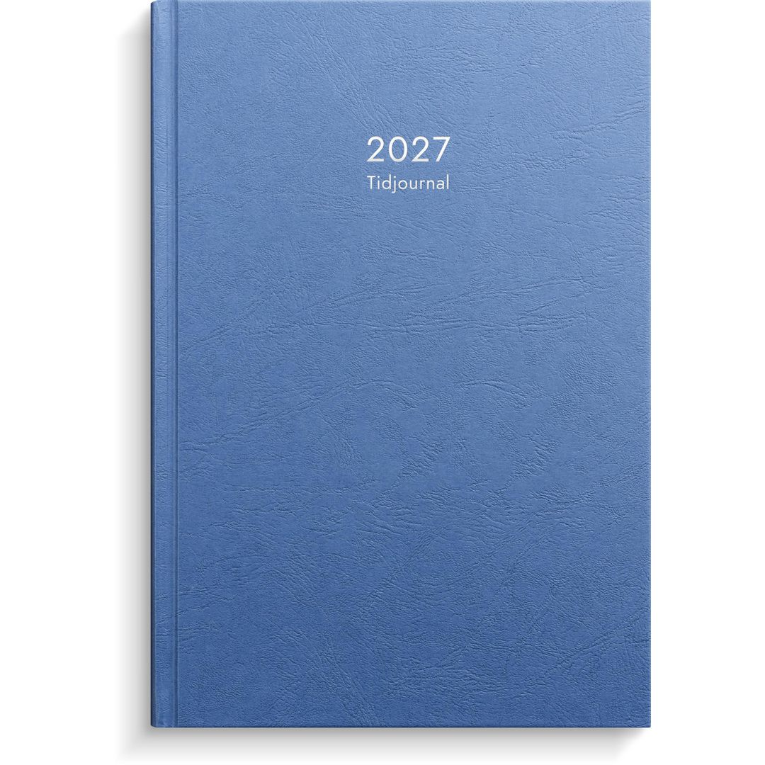 Tidjournal 2027 blå