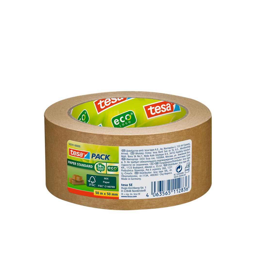 Packtejp TESA papper 58291 50mmx50m