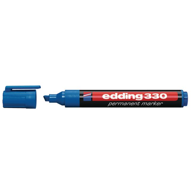 Märkpenna Edding 330 blå (10 pack)