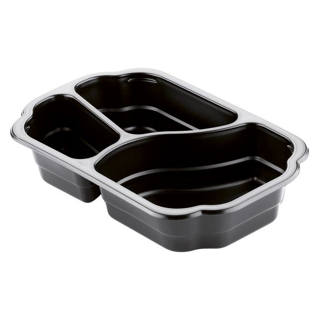 DUNIform 3-fack takeaway PP svart 246/fp