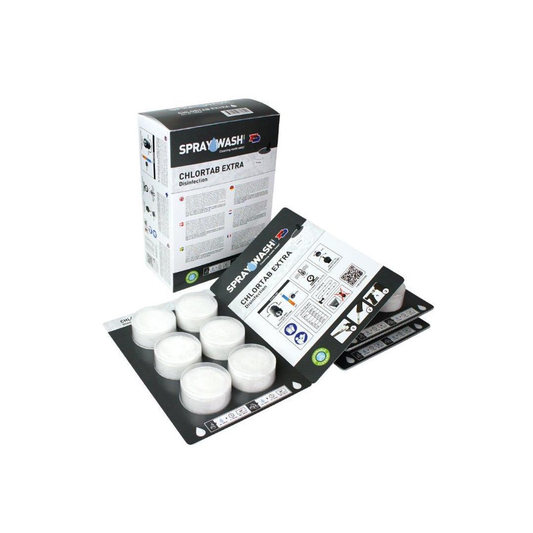 Tablett SPRAYWASH Chlor Extra vit 18/fp (4 pack)