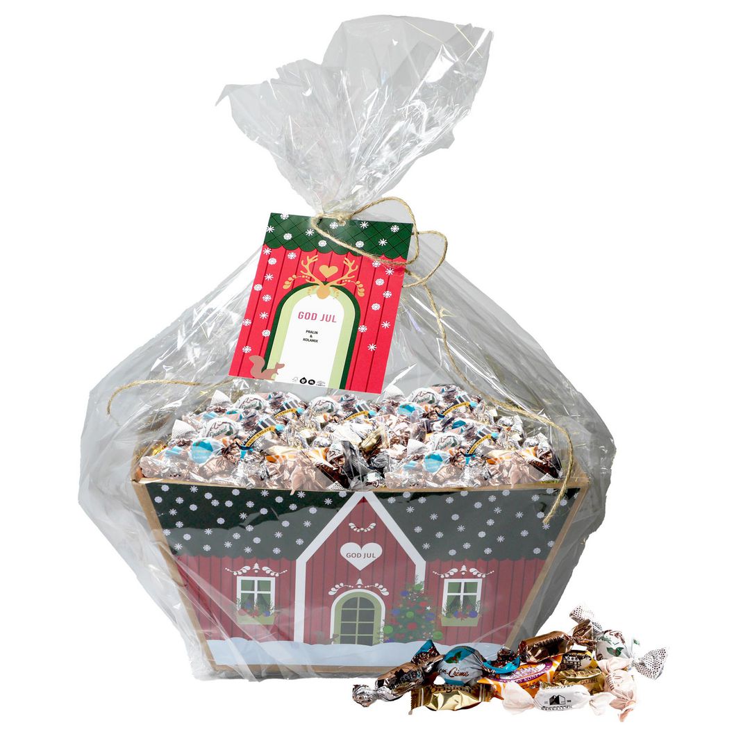 Godis Presentkorg Pralin & Kolamix 5kg