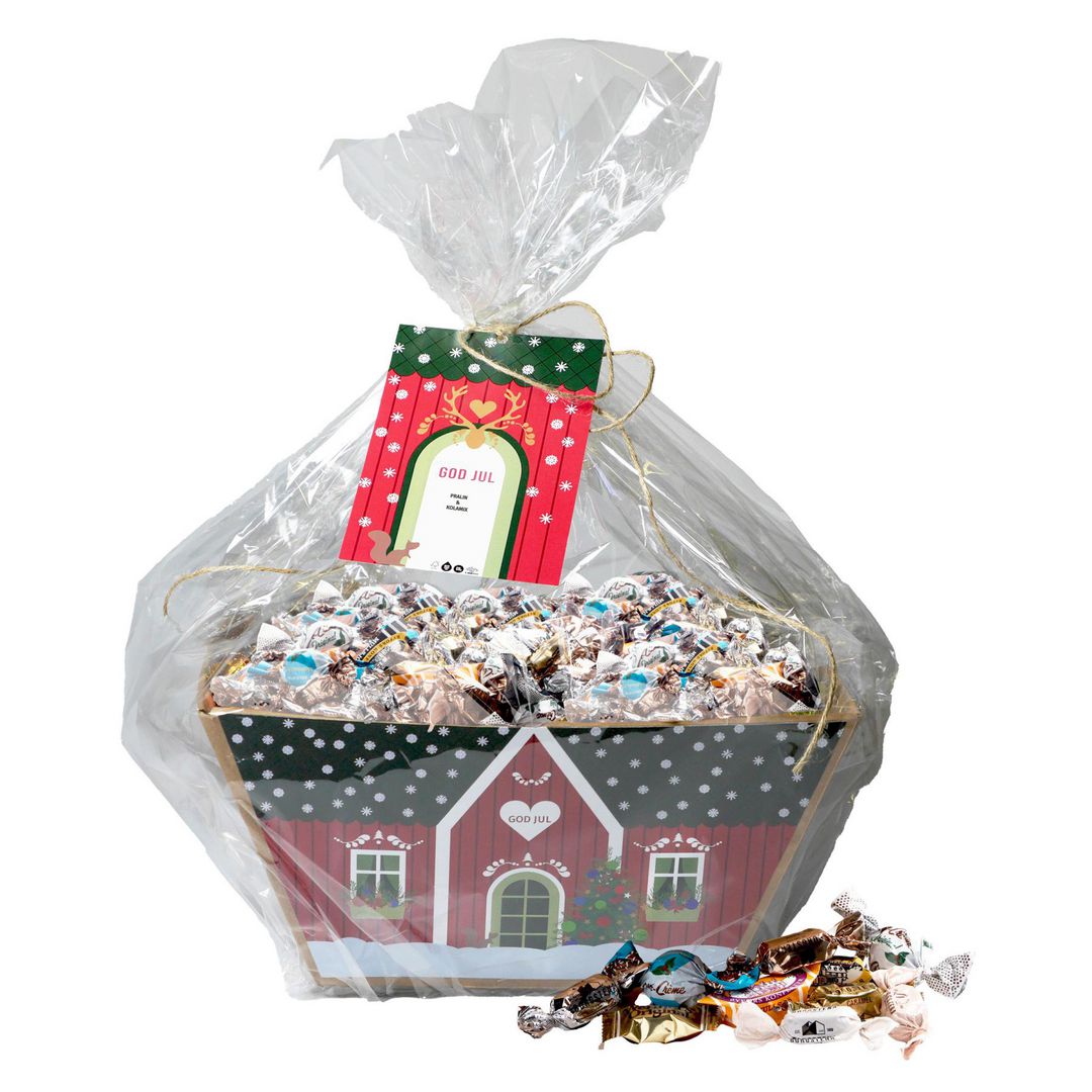Godis Presentkorg Pralin & Kolamix 3 kg