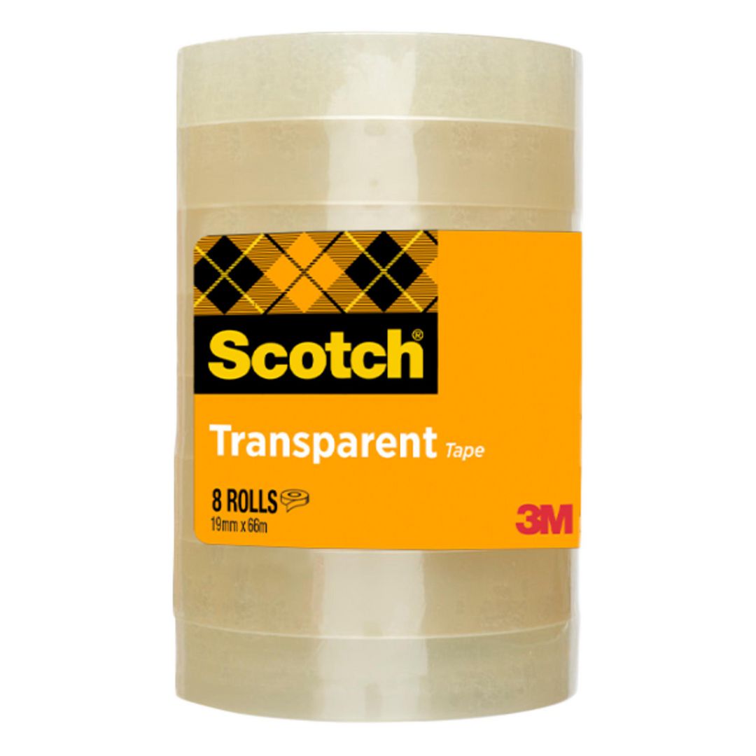 Kontorstejp Scotch 508 standard 66mx19mm (8 pack)