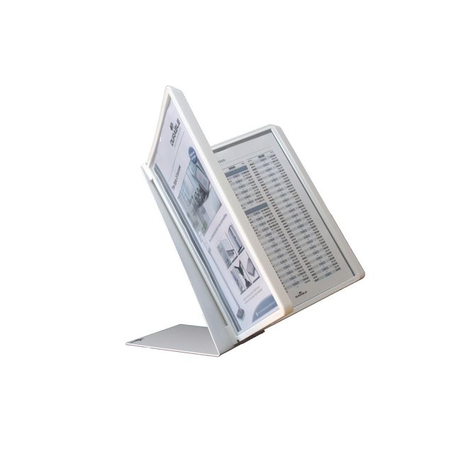 Bordsställ VARIO A4 med 10 ramar vit