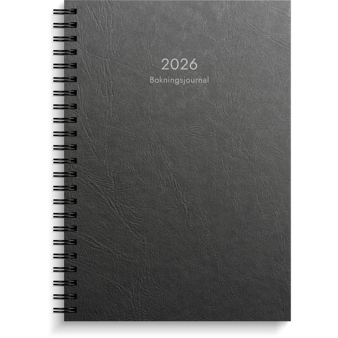 Bokningsjournalen 2026 svart