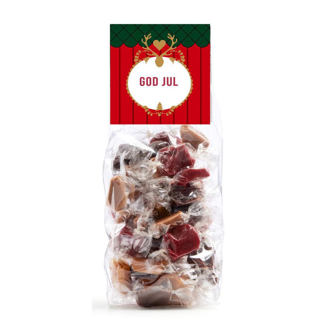 Godis Cellofanpåse Mixad Julkola 250g
