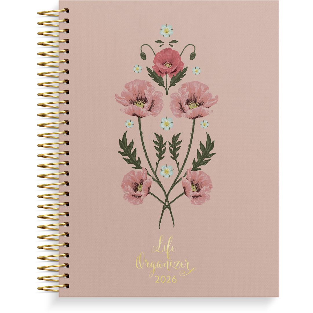 Life Organizer 2026 rosa