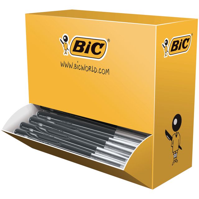 Kulpenna Bic Clic M10 1,0 svart 100/fp