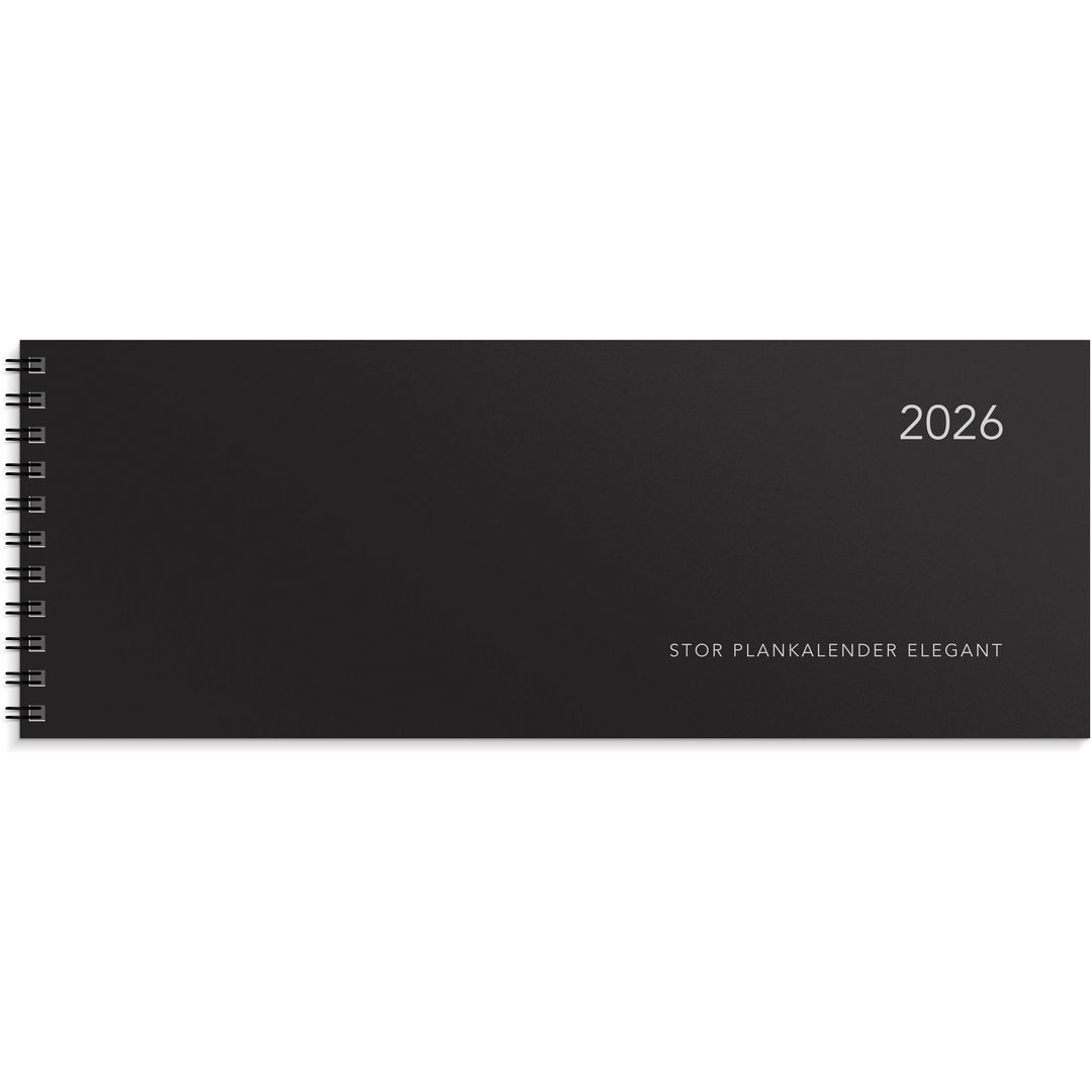 Stor Plankalender Elegant 2026