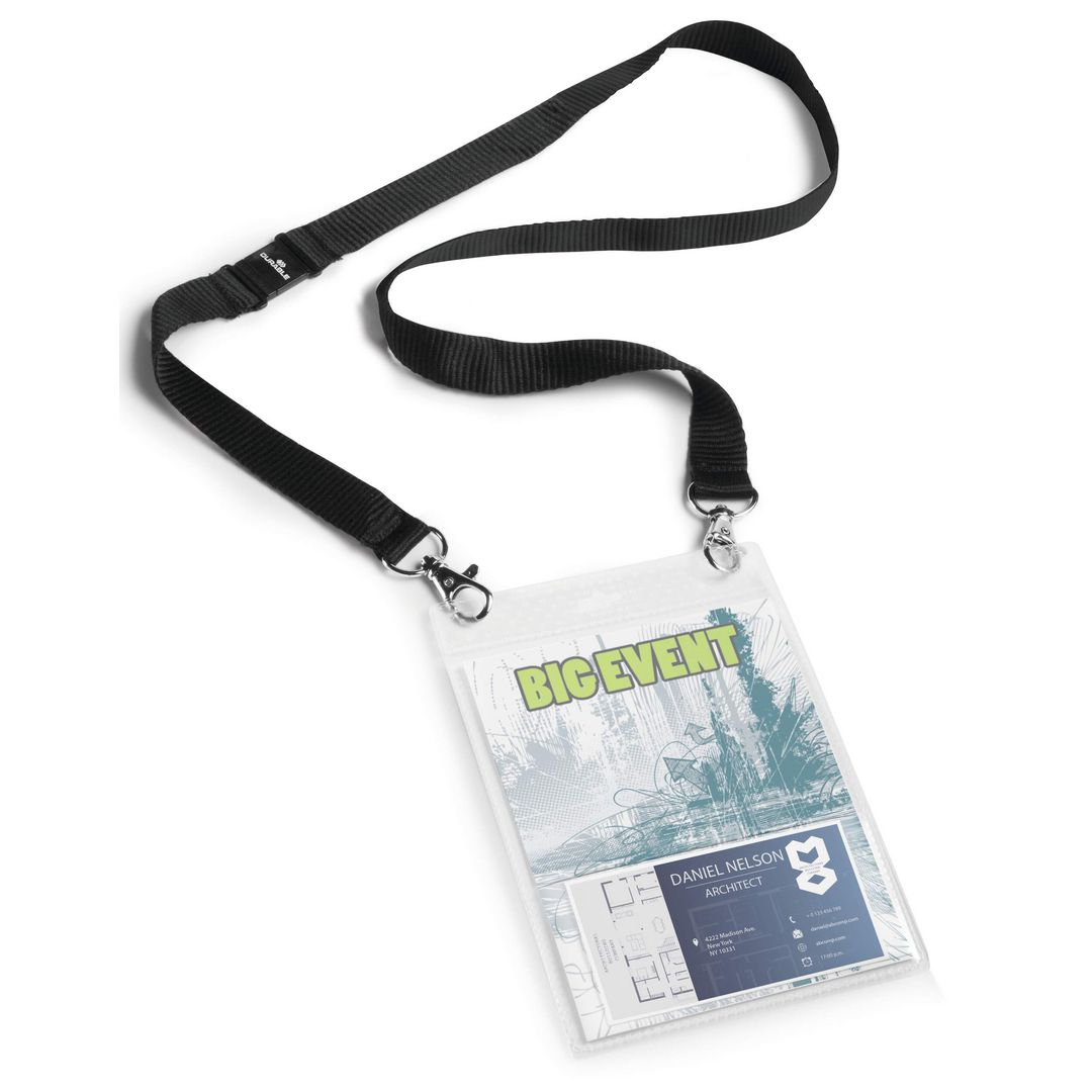 Namnskylt DURABLE A6 textilband 10/fp