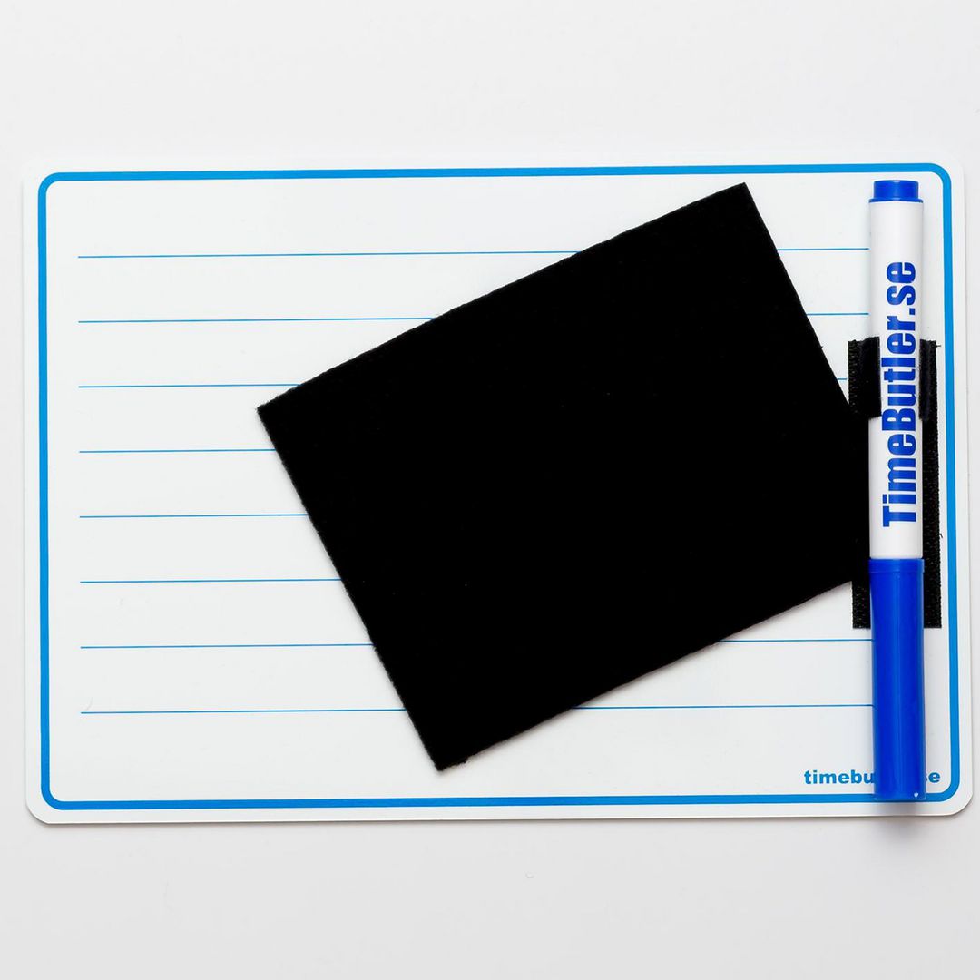 Whiteboard kontorstavla linjerad A5