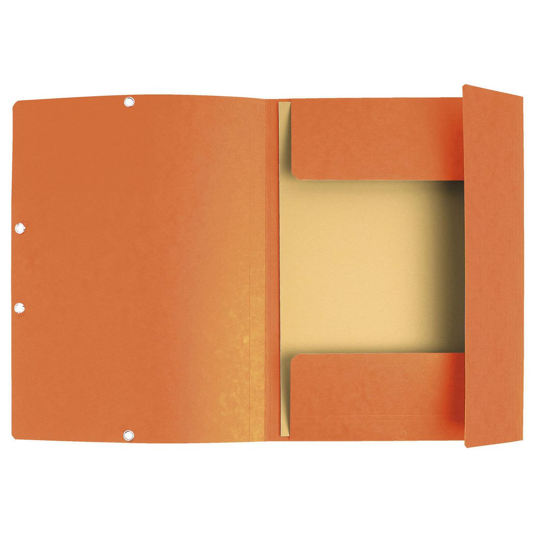 Gummibandsmapp EXACOMPTA 3-kl ECO orange