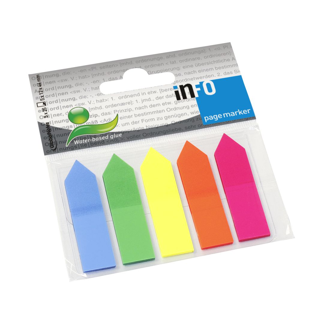 Index INFO NOTES 12x44mm 5-f pil 125/fp
