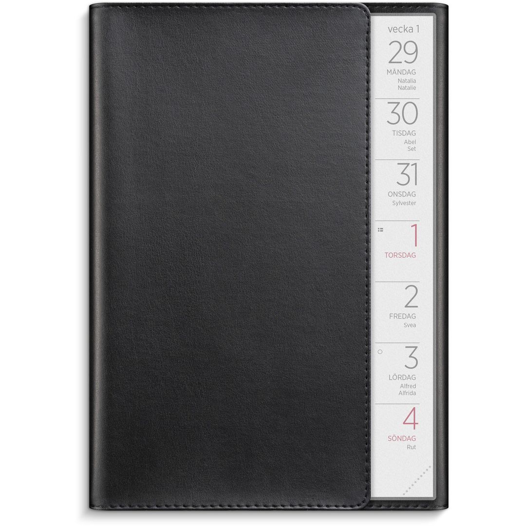 Stor Veckokalender 2026 konstl. svart