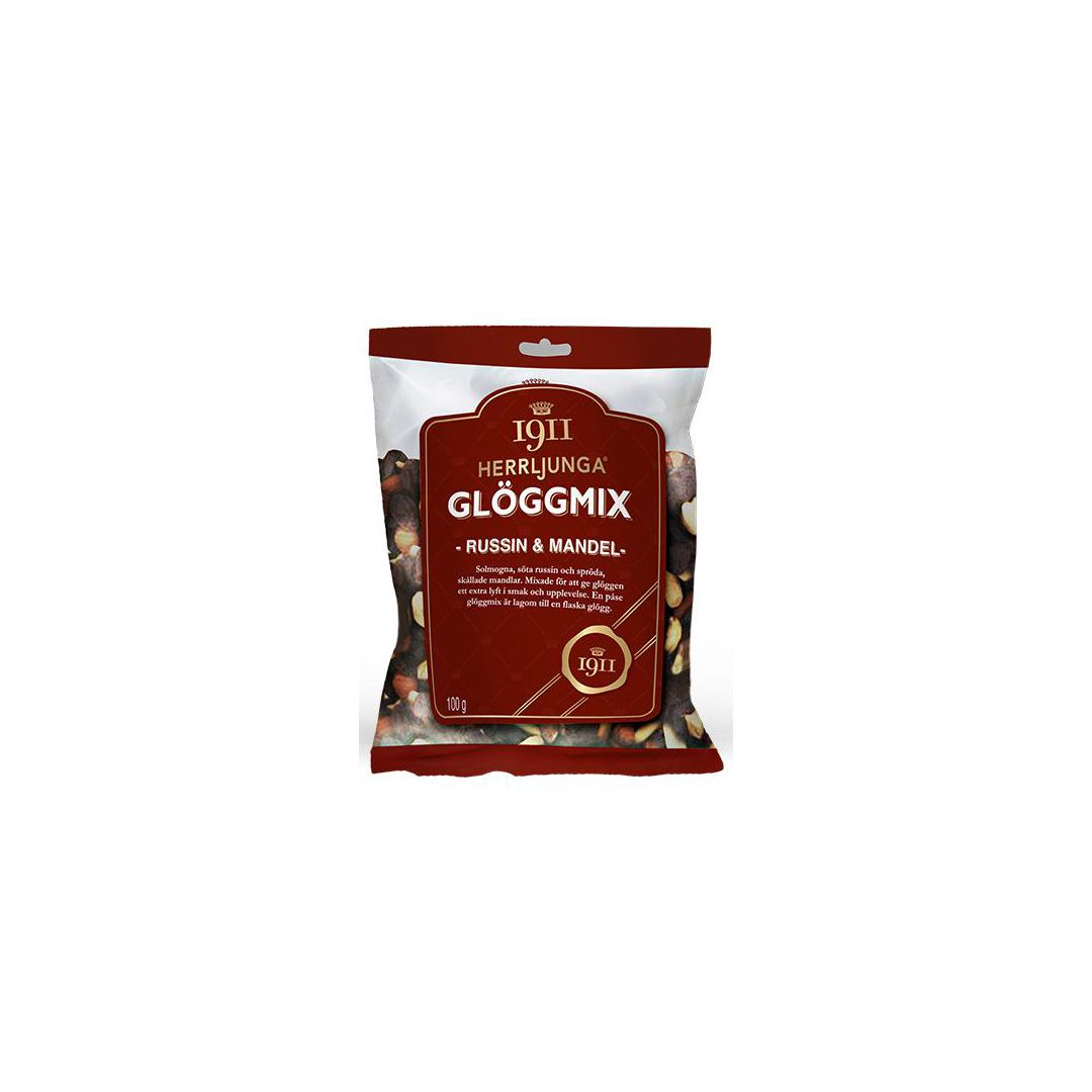 Glöggmix HERRLJUNGA russin/mandel 100g