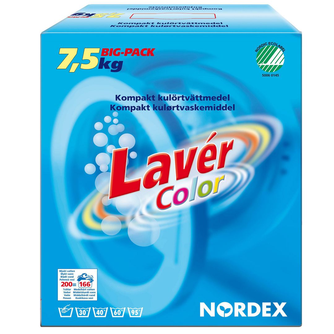 Tvättmedel LAVÉR Color 7,5kg