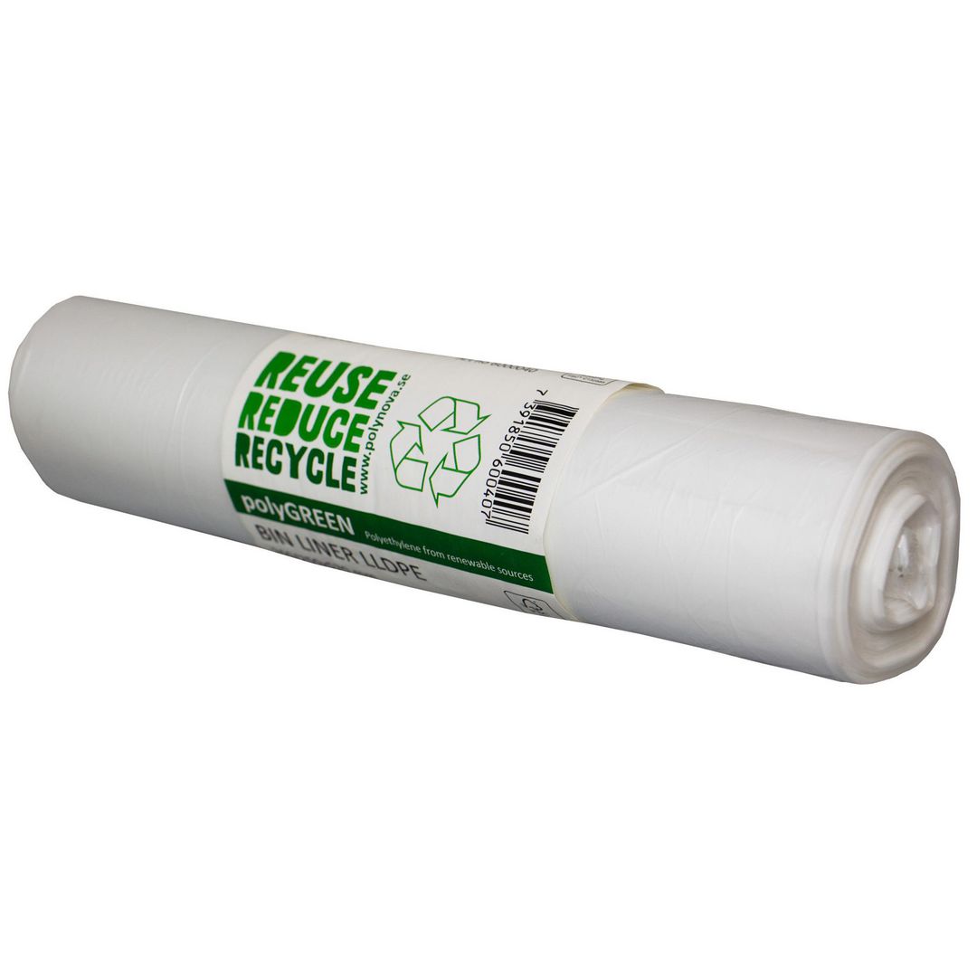 Insatspåse POLYG. 30L 10my transp 100/rl (14 pack)