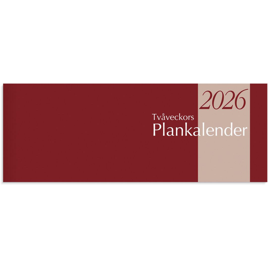 Tvåveckors Plankalender 2026