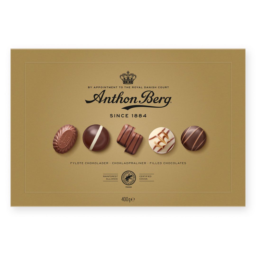 Choklad ANTHON BERG Guld ask 400g