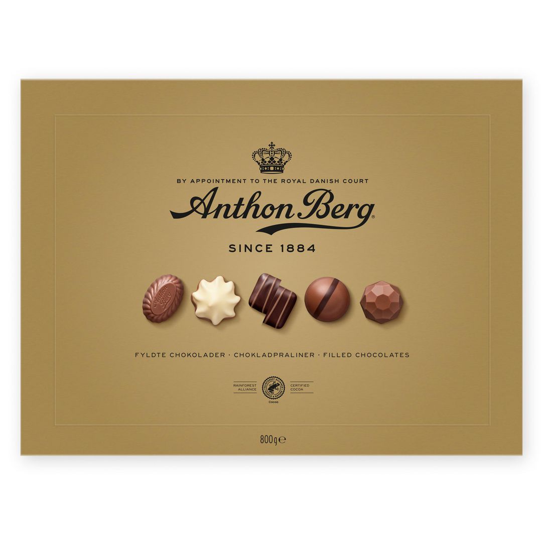 Choklad ANTHON BERG Guld ask 800g