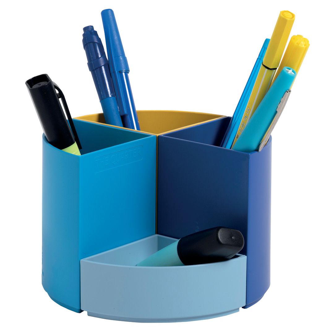Pennställ Exacompta BeeBlue sort. färg