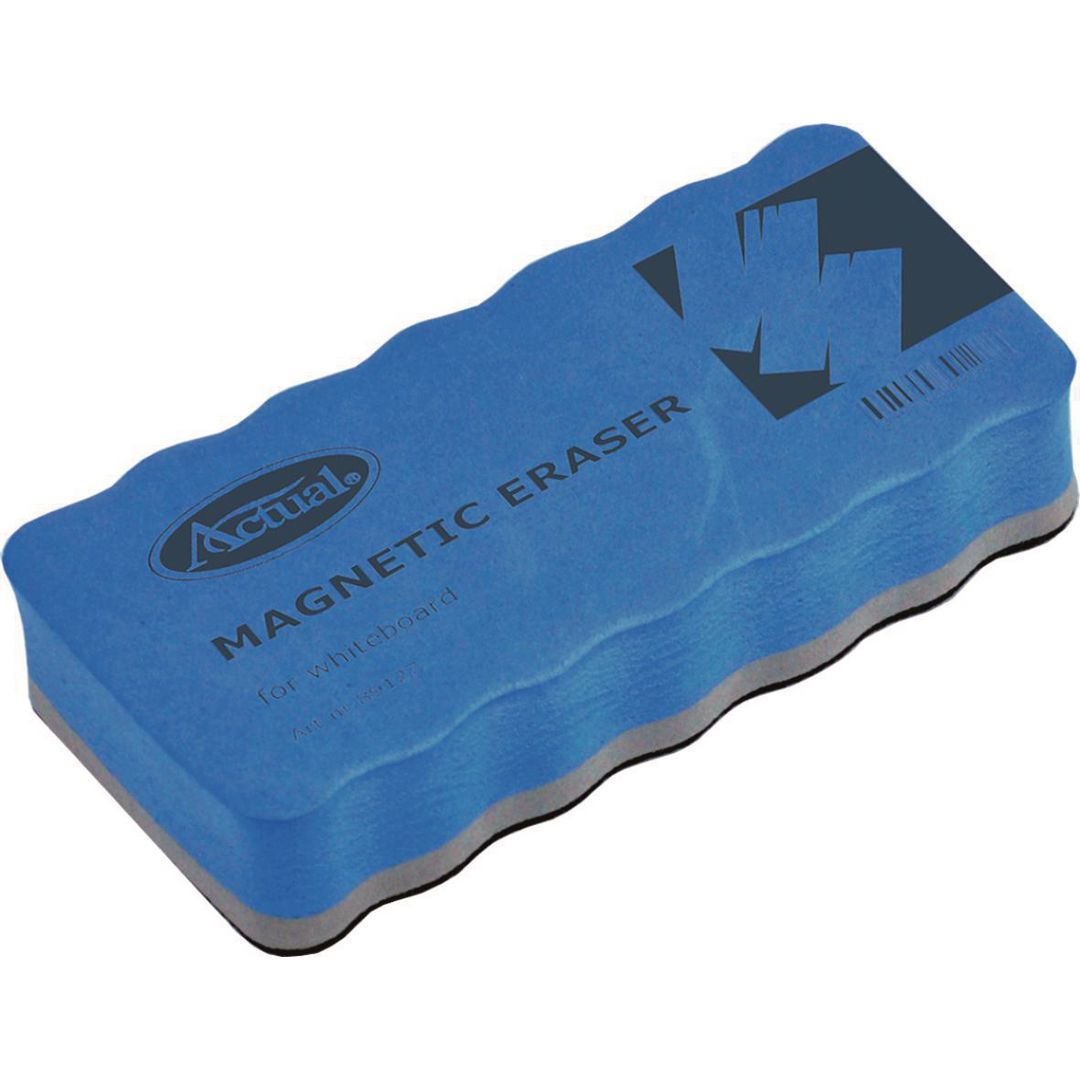 Whiteboardtorkare Actual magnetisk blå
