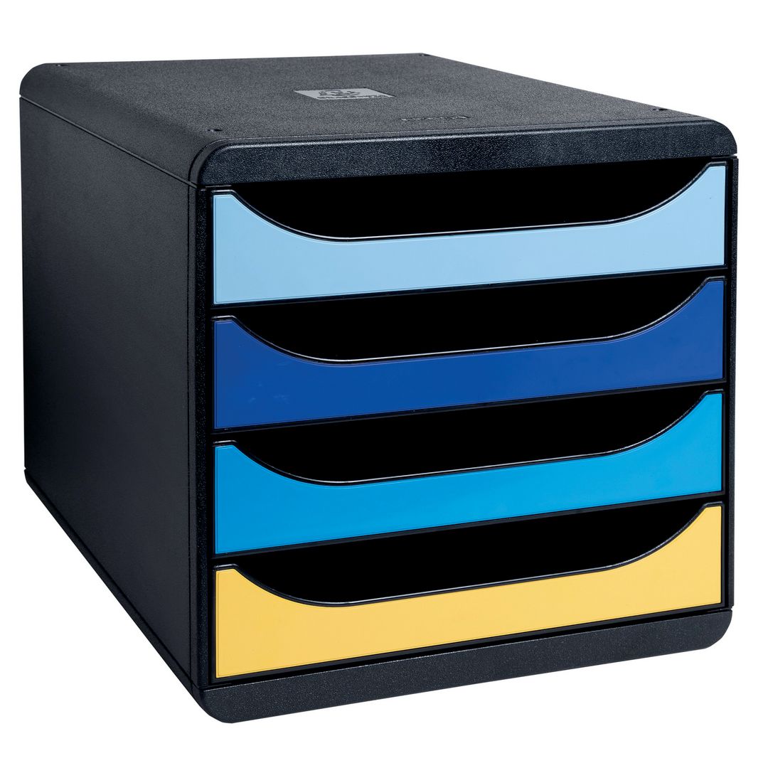 Blankettbox EXACOMPTA BeeBlue 4 lådor