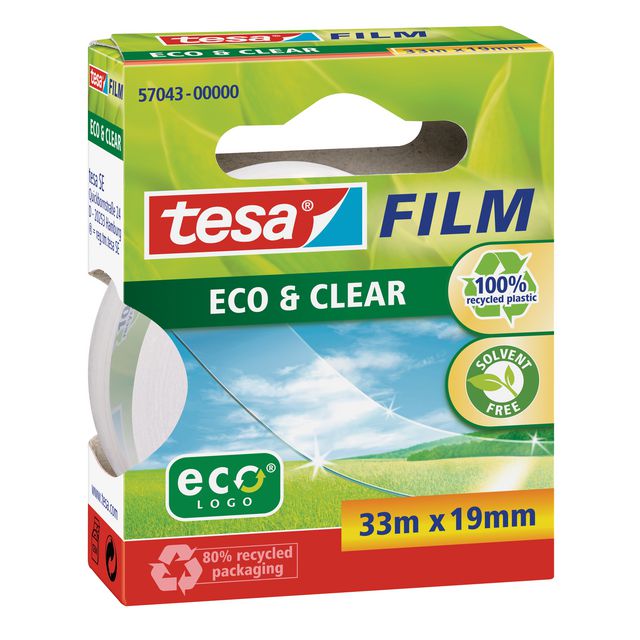Kontorstejp TESA Eco 33mx19mm (10 pack)