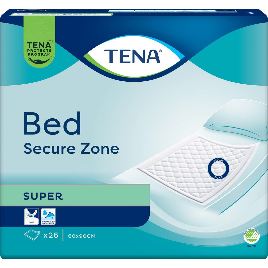 Inkoskydd TENA Bed Super 60x90cm 26/fp