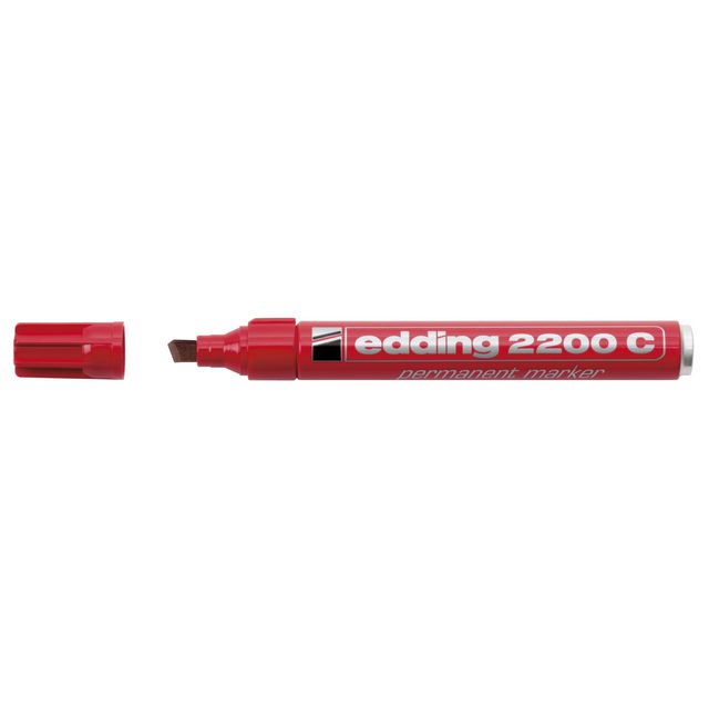 Märkpenna EDDING 2200C röd (10 pack)