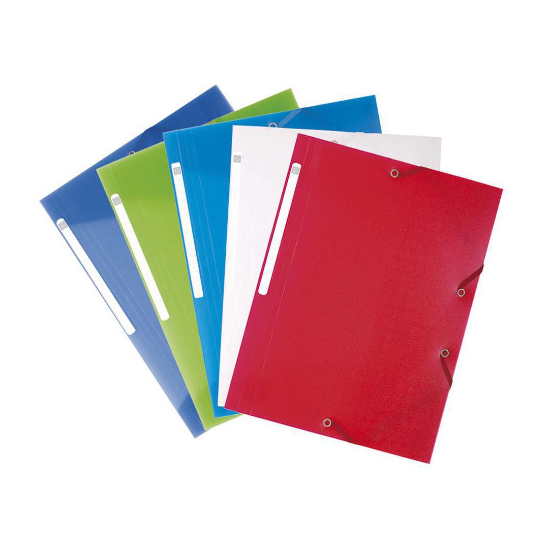 Gummibandsmapp PP 3kl 5f 10/fp