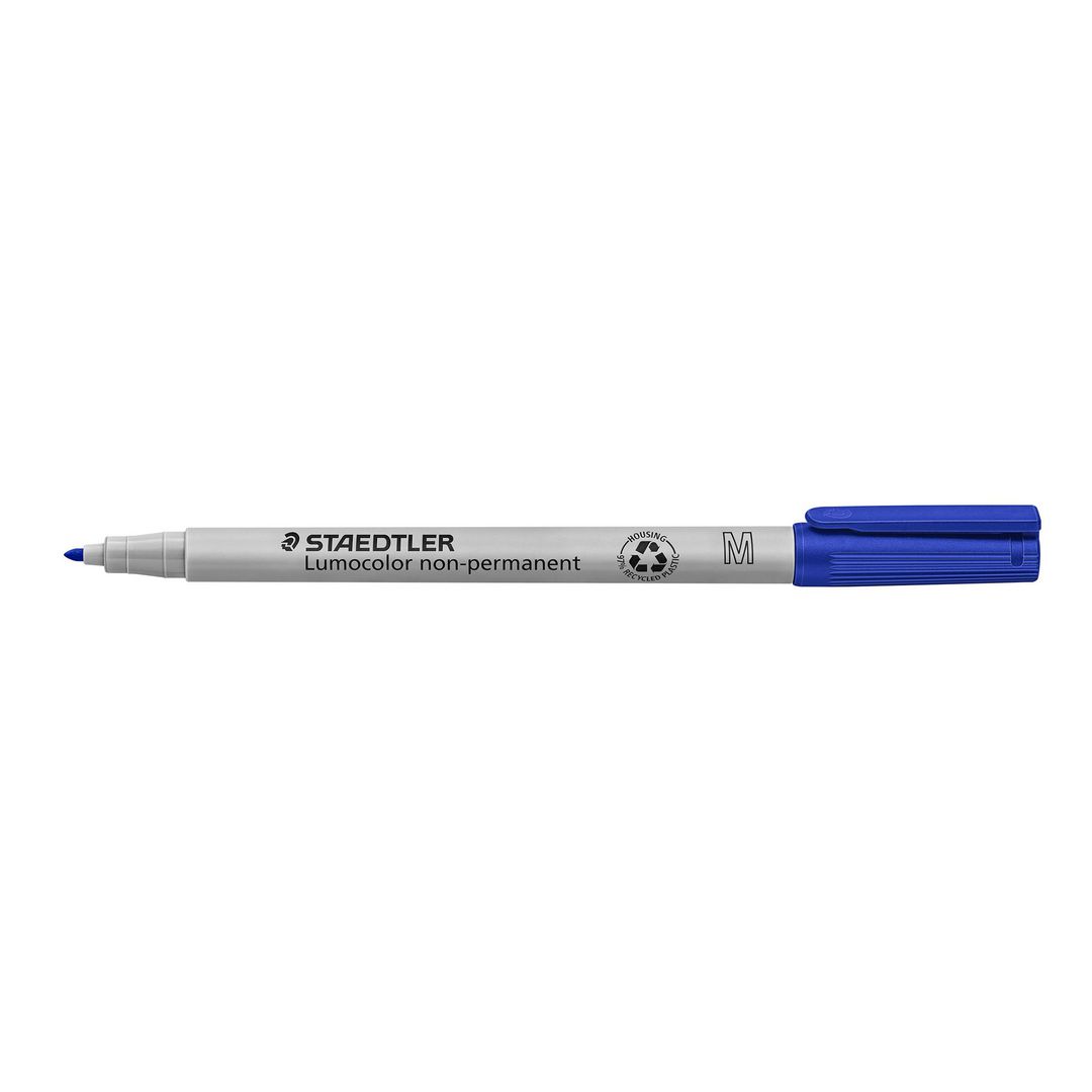 Universalpenna Lumocolor M VL blå (10 pack)