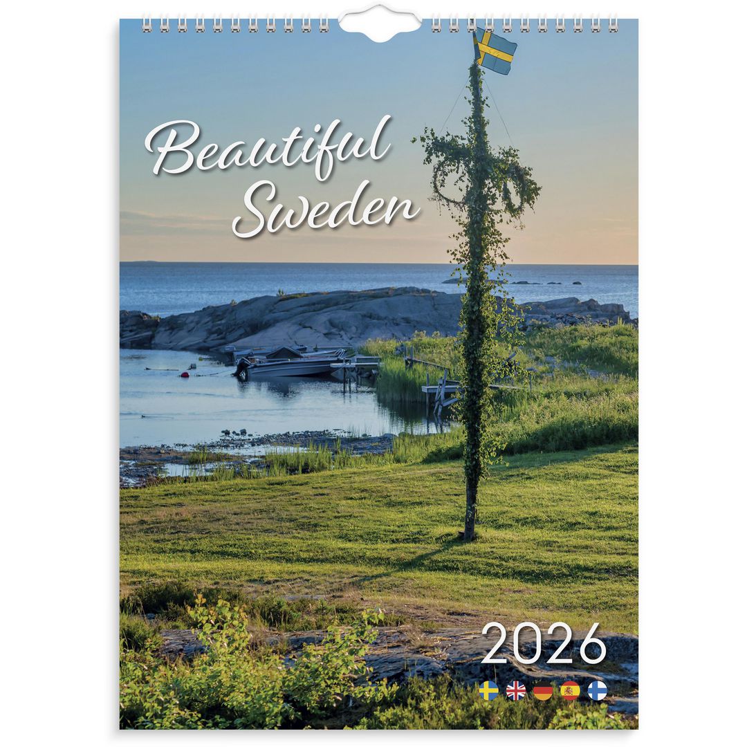 Väggkalender Beautiful Sweden 2026