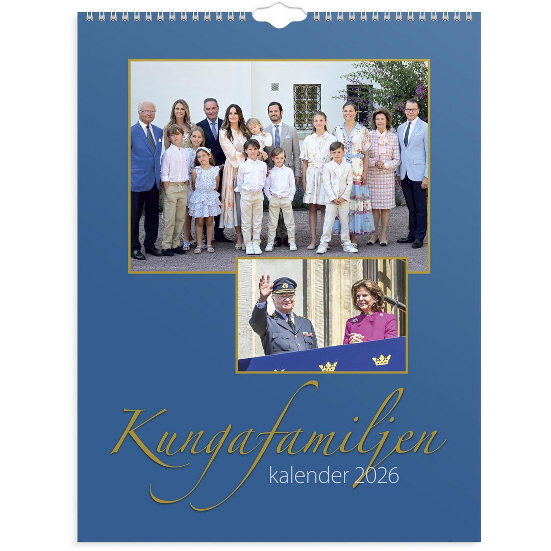 Väggkalender Kungafamiljen 2026
