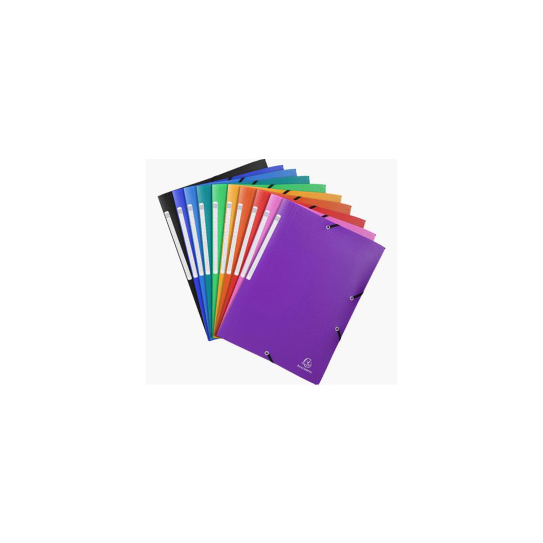 Gummibandsmapp Exacompta PP sort.f 10/fp