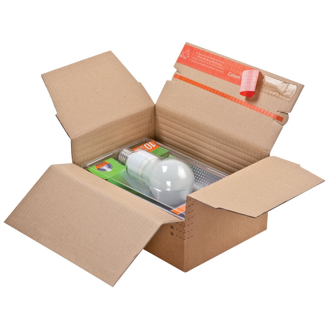 E-handelslåda COLOMPAC 229x164x50-115mm (10 pack)