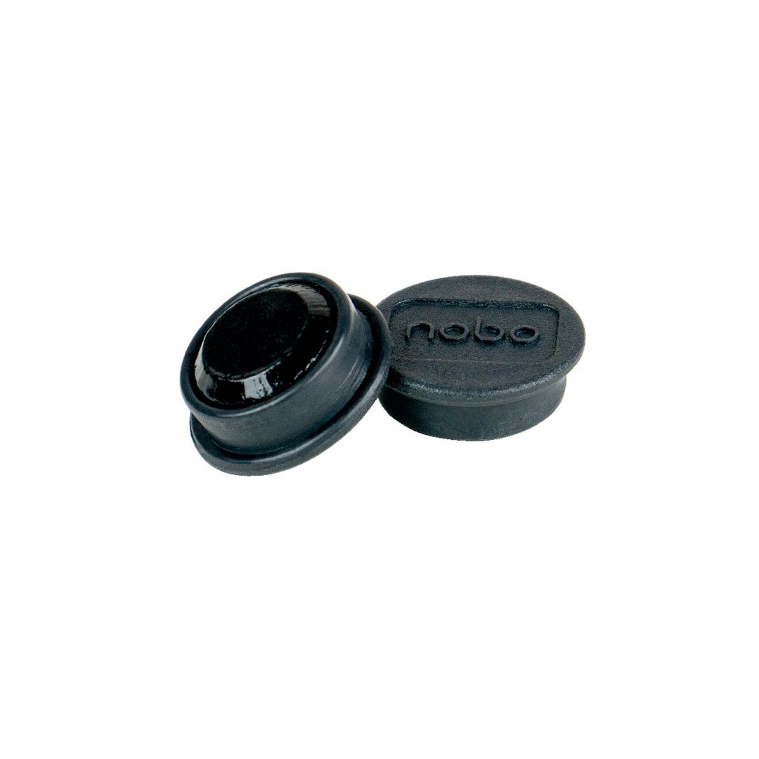 Magnet Nobo svart 24mm 10/fp